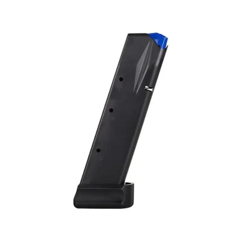 Instant Buy Mec-Gar Optimum Magazine with Base Pad CZ 75B, 85B, SP-01, Shadow I, II 9mm Luger 19-Round Steel Anti-Friction Black