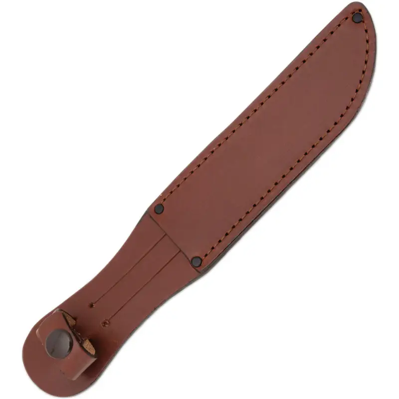 AA&E Leathercraft 6" Fixed Blade Brown Leather Sheath Mega Sale