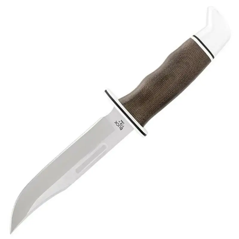 Buck Knifes 119 Special Pro Fixed Blade Knife 6" Clip Point S35VN Satin Blade Micarta Handle Green Affordable