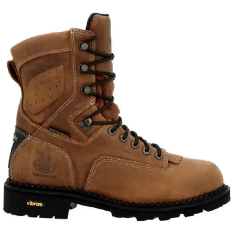 Georgia GB00122 Men's Comfort Core Waterproof Low Heel Logger Work Boots Premium
