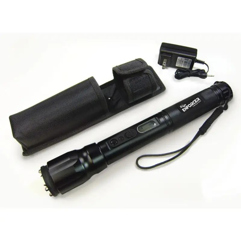 ZAP Enforcer 2,000,000 Volt Stun Gun with LED Flashlight Rechargeable Special Offer