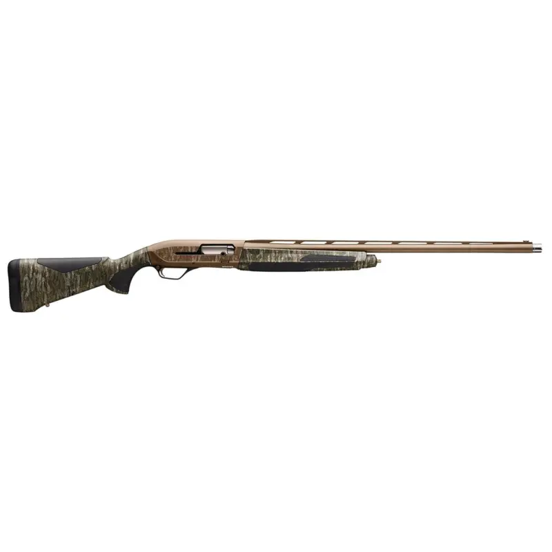 Browning Maxus II Wicked Wing 12 Gauge Shotgun with Mossy Oak Bottomland Camo Stock and Burnt Bronze Finish Order Now