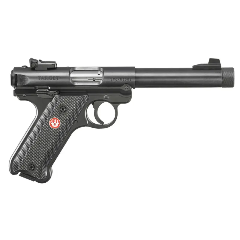 Shop Now Ruger Mark IV Target 22LR Rimfire Pistol with Threaded Barrel
