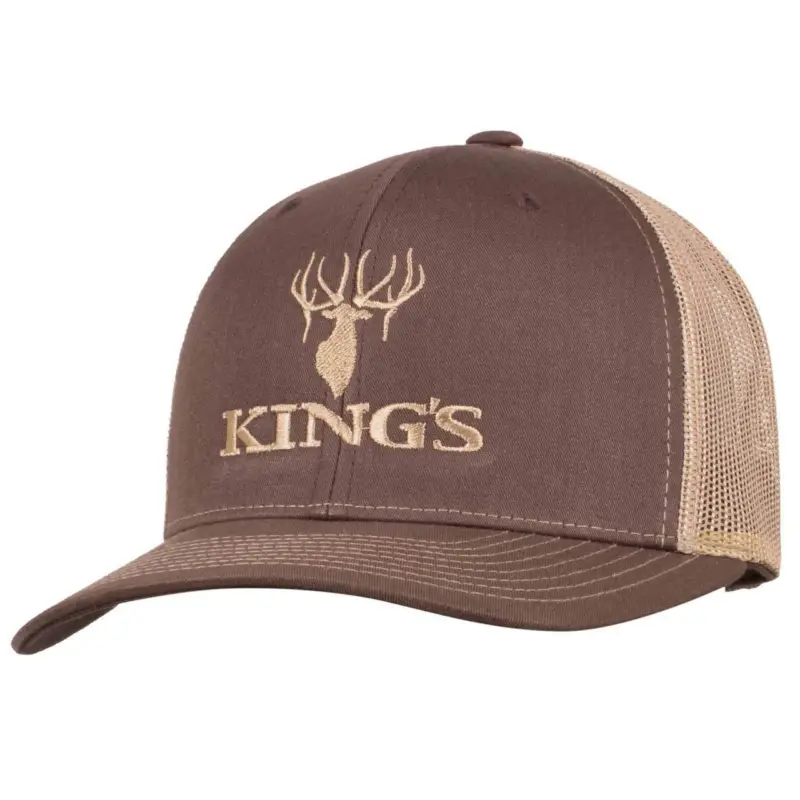 King's Logo Snapback Cap One Size Brown/Khaki Next Day Delivery