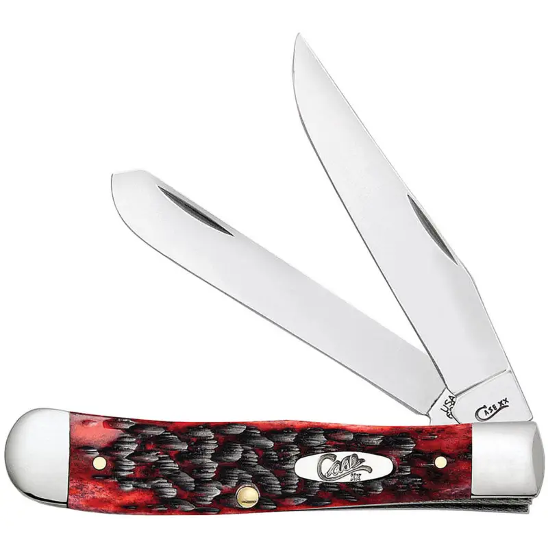 Case Crimson Peach Seed Jigged Bone Trapper Don't Miss Out
