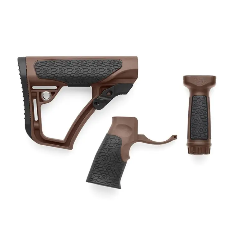Daniel Defense Collapsible Stock, Pistol Grip, Vertical Foregrip Combo Hassle-Free Returns