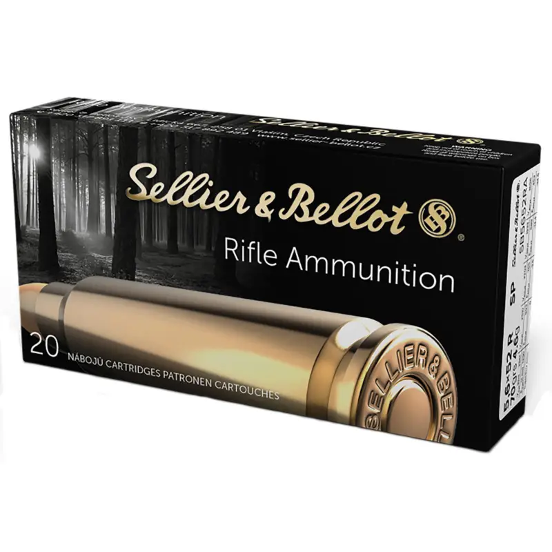 Sellier & Bellot SB5652RA Rifle 5.6mmx52R 70gr Soft Point 20 Per Box/25 Case Limited Offer