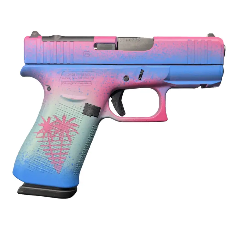 Glock G43X MOS Miami Limited Edition 3.39" 9mm 10rd Optic Ready Brand New