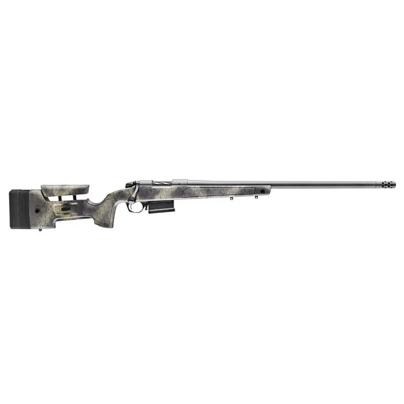 Price Drop Bergara Rifles B14LM368 B-14 Wilderness HMR 300 PRC 5+1 26" Threaded, Sniper Gray Cerakote Barrel/Rec, Adj. SoftTouch Woodland Camo Stock with Mini-Chassis, Omni Muzzle Brake
