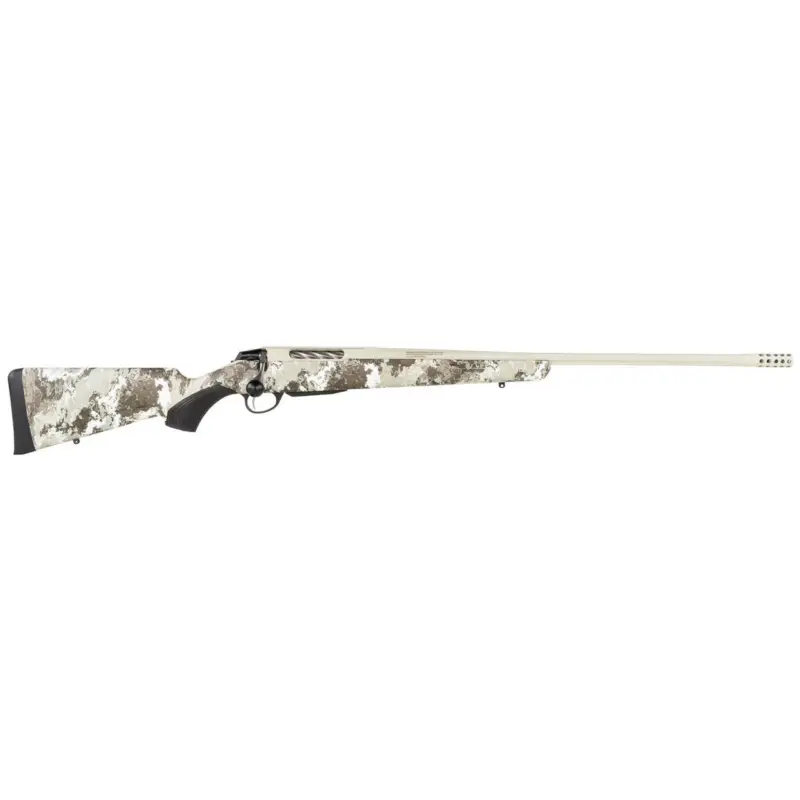 Express Delivery Tikka JRTXVA316 T3x Lite 308 Win 3+1 22.40" Stainless Cerakote Fluted Threaded Barrel, Drilled & Tapped Steel Receiver, Veil Alpine Fixed Synthetic Stock, Black Interchangeable Backstrap Grip