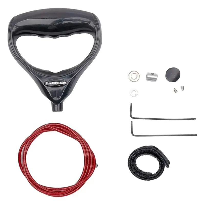 T-H Marine G-Force Trolling Motor Handle Cable - Black Best Seller