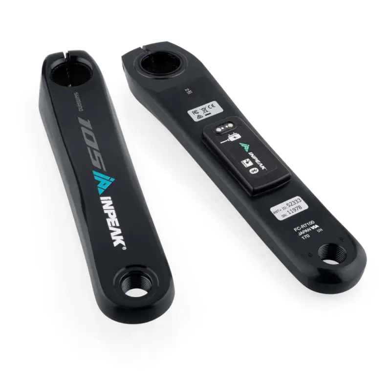 Free Returns INPEAK105 R7100 Rechargeable Power Meter Crank Arm
