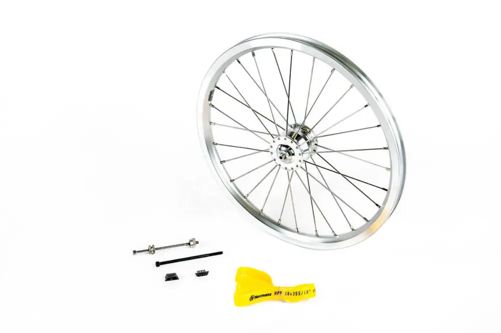 Brompton Shutter Precision SV-8 Hub Dynamo Front Wheel Next Day Delivery