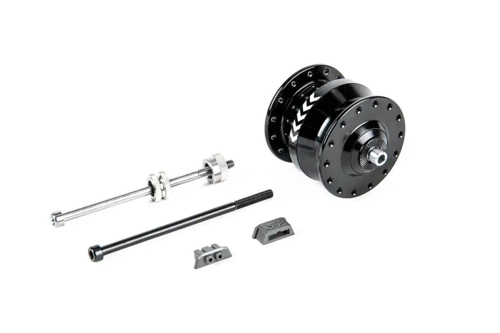 Brompton Shutter Precision SV-8 Dynamo Front Hub Only In Demand