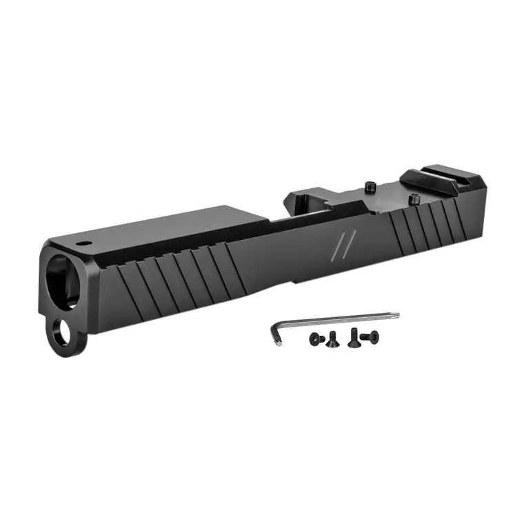 ZEV Technologies | Duty Stripped Slide w/ RMR Cut | For Glock 19 Gen 3 | Black Finish | SLD-Z19-3G-DUTY-RMR-BLK Next Day Delivery
