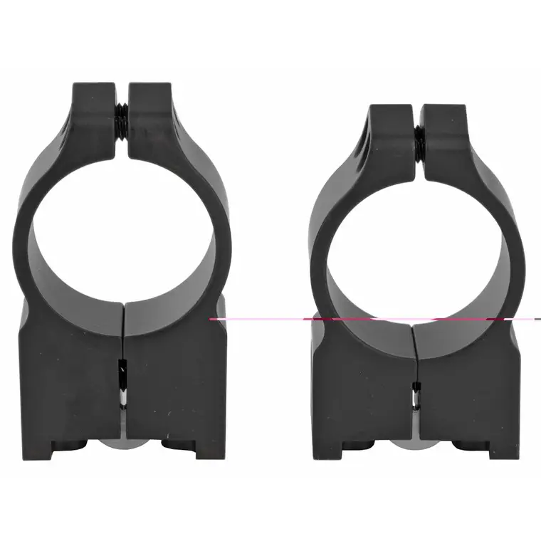 Warne Permanent Attached Fixed Ring Set | Fits Ruger M77 | 1" Medium | Matte Finish | 1R7M Grab Now