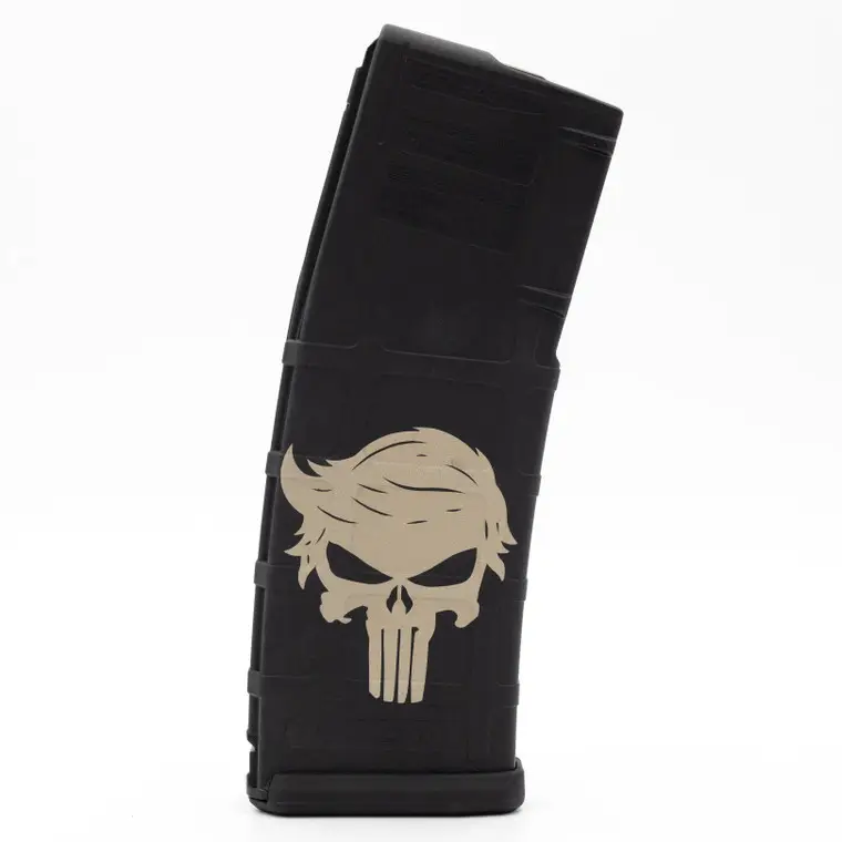 Trump Punisher Engraved Magazine - PMAG M2 5.56 30RD Budget