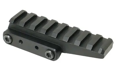 Order Now Unity Tactical FAST Red Dot Riser | Optic Mount | Elevates Lower 1/3 Mount to 2.26" Optical Height | Black | FST-ORB