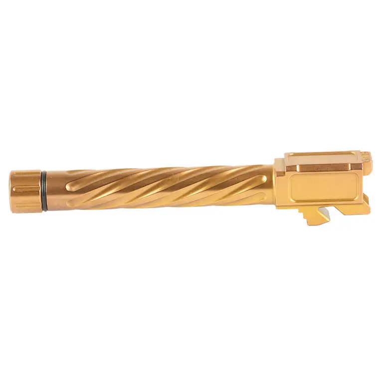 Shadow Systems Match Grade | 5" Threaded Barrel | Spiral Fluted | 9MM | Fits DR Models | Titanium Carbo-Nitride Finish | Bronze | SG9CL-00-03TSPL-BRZ Mega Sale