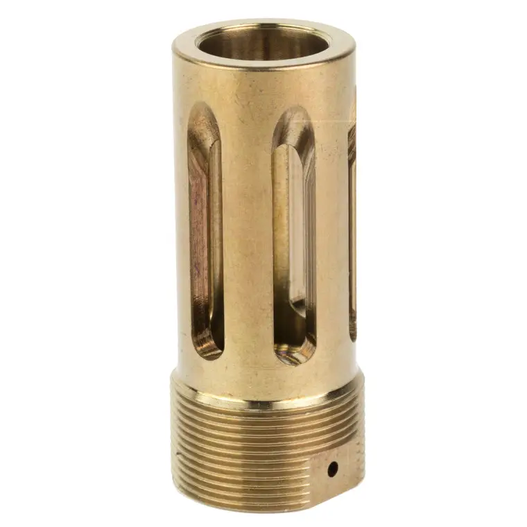 Otter Creek Labs OPS/AE Flash Hider | For Use with Ops Inc 12 Model | AEM5 and OCM5 Suppressors | Raw Heat Treat Finish | Gold | OCL-602 Fast Shipping