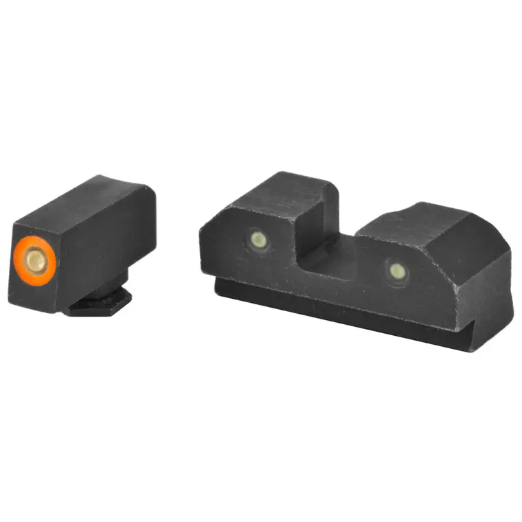 XS Sights R3D Night Sights | Orange Front Dot | Fits Glock 17/19/22/23/24/26/27/31/32/33/34/35/36/38 | Taurus G3c/GX4/New Production G3 | Walther PDP | Steel/Blued | GL-R012P-6N Hot Picks