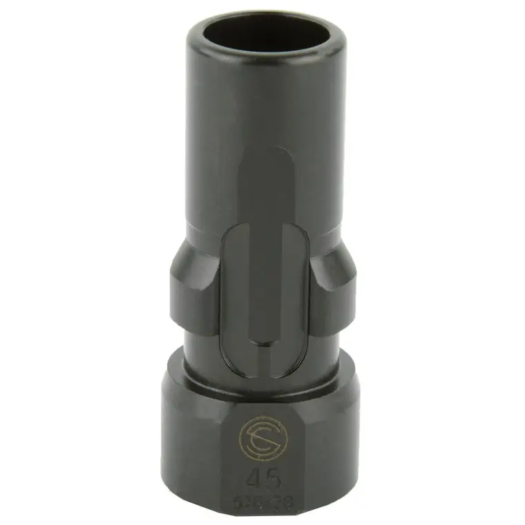 SilencerCo 3-Lug Muzzle Device | 45 ACP | .578x28 | Black Finish | AC2605 Latest