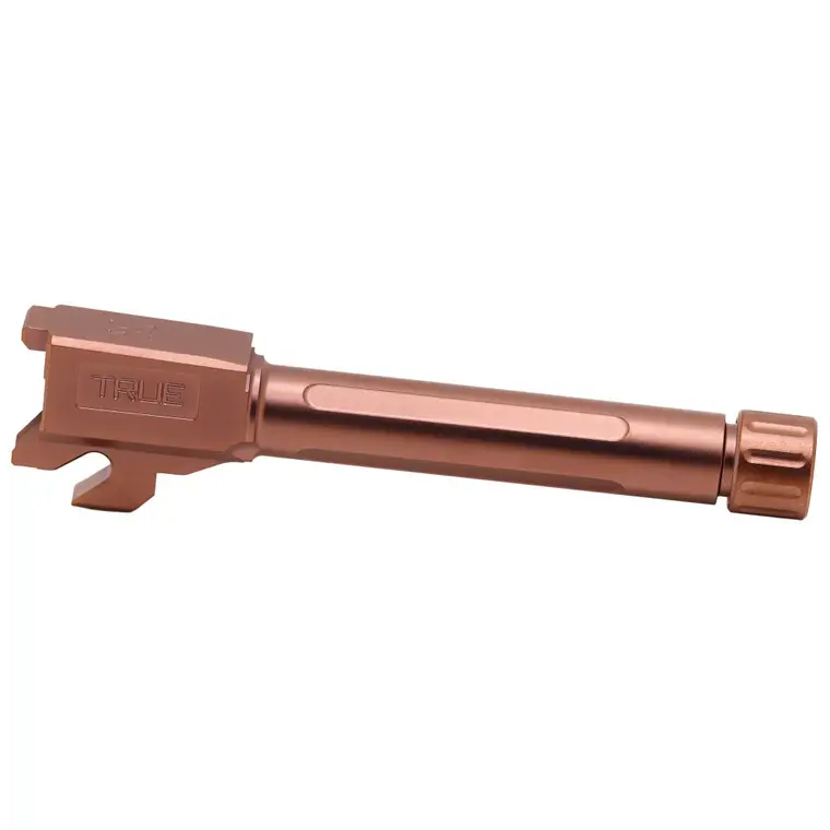 Best Price True Precision TPRCSN Threaded Barrel | 9MM | Fits Sig P320 Compact 3.9" | Copper TiCN Finish | Includes Thread Protector | TP-P32CB-XTC
