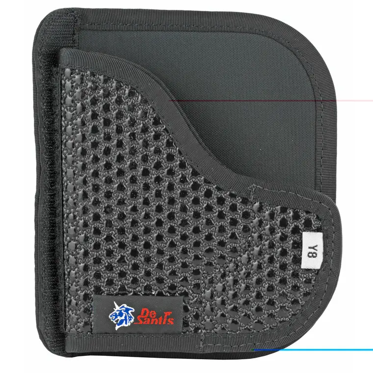 Certified DeSantis Gunhide M44 | Super Fly Pocket Holster | Fits Glock 42 | Ambidextrous | Black Nylon | M44BJY8Z0