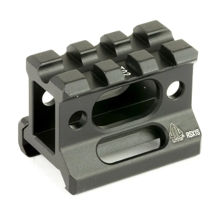 Leapers, Inc. - UTG Riser Mount | 1" | 3 Slots | Fits Picatinny | Black Finish | MT-RSX1S One Day Deal