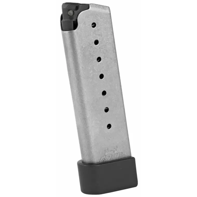 Limited Time Kahr Arms Magazine | 9MM | 8 Rounds | Fits K9 | with Grip Extension | Stainless | K920G