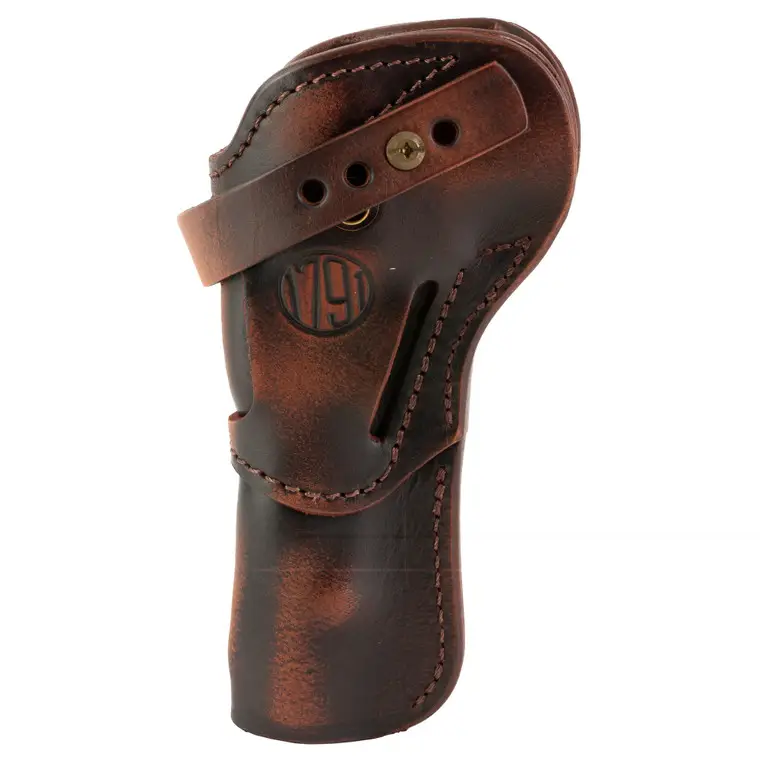 1791 Gunleather Single Action Holster | Outside Waistband Holster | Fits Most Single Action Revolvers with 5.5" Barrels and Shorter | Matte Finish | Leather Construction | Vintage Brown | Ambidextrous | SA-RVH-5.5-VTG-A Sale