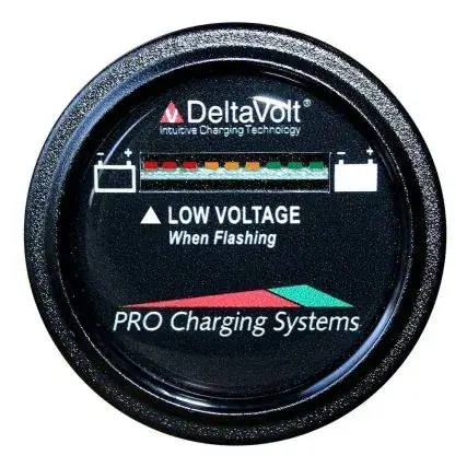 While Supplies Last Dual Pro Battery Fuel Gauge - Deltaview Link Compatible - 48v System (4-12v Batteries, 8-6v Batteries, 6-8v Batteries)