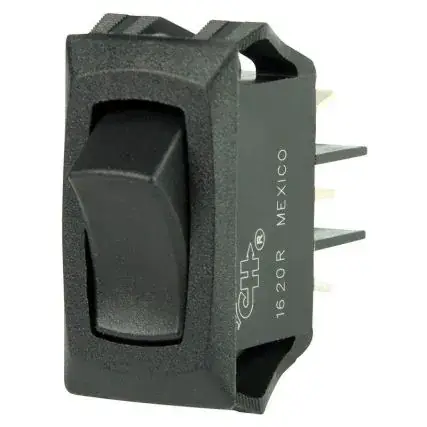 Discount Bep Curved Spdt Mini Rocker Switch - 12v - On/On