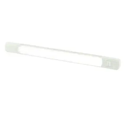 Deal Hella Marine Surface Strip Light W/Switch - White Led - 12v