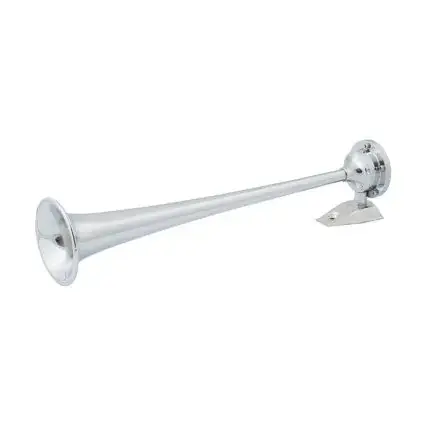 Authentic Marinco 12v Chrome Plated Single Trumpet Air Horn