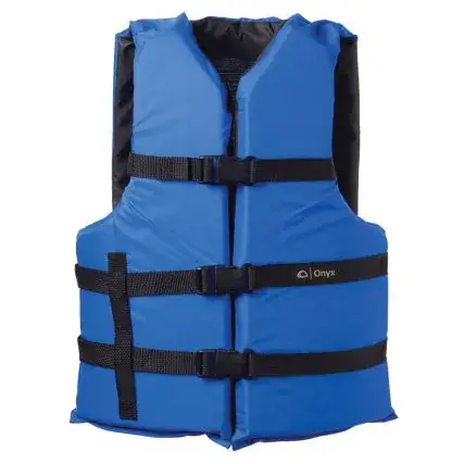 Weekend Sale Onyx Nylon General Purpose Life Jacket - Adult Oversize - Blue