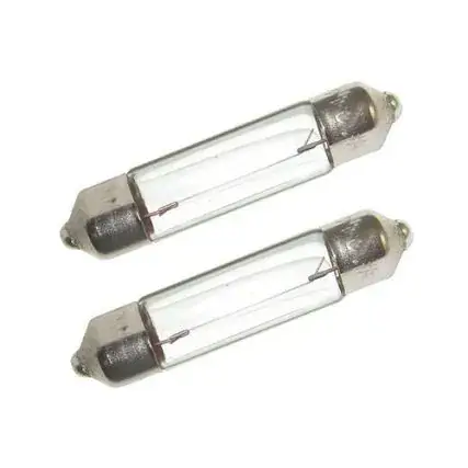 Perko Double Ended Festoon Bulbs - 12v, 10w, .80a - Pair Limited Offer