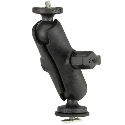 Professional Grade Ram Mount Track Ball Mount With 1/4"-20 Threaded Adapter For Action Cameras