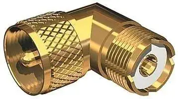 Same Day Shipping Shakespeare Right Angle Connector - Pl-259 To So-239 Adapter