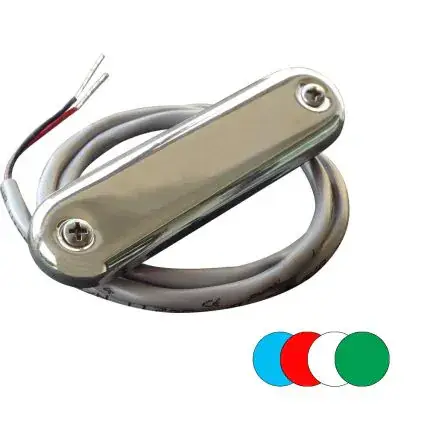 Shadow-Caster Courtesy Light W/2' Lead Wire - 316 Ss Cover - Rgb Multi-Color - 4-Pack Crafted
