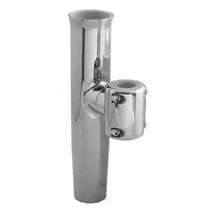 Affordable TacoStainless Steel Clamp-On Adjustable Rod Holder - Fits 7/8" & 1" O.D. Tubing