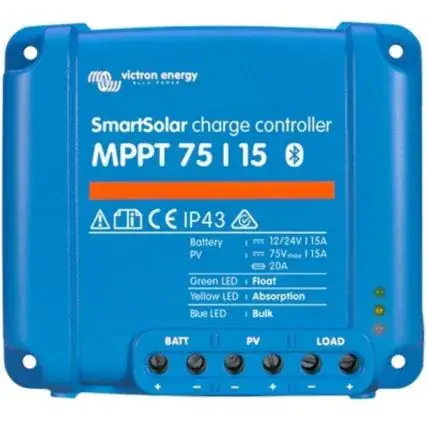 Luxury Victron Smartsolar Mppt Charge Controller - 75v - 15amp