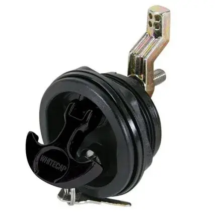 Whitecap T-Handle Latch - Nylon Black/Black - Locking Certified