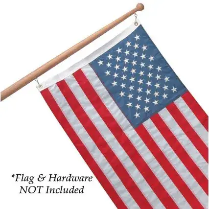 Whitecap Teak Flag Pole - 24" - 1" Base Diameter Secure Checkout