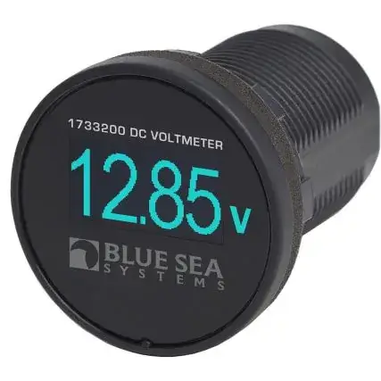 Blue Sea 1733200 Mini Oled Voltmeter - Blue Instant Buy