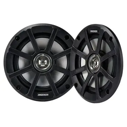 Cheap Kicker Psc65 6.5" Powersports Weather-Proof Coaxial Speakers - 2-Ohm, Black