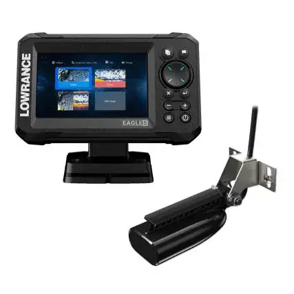 Special Discount Lowrance Eagle 5 Combo - Splitshot Transducer W/C-Map Charts
