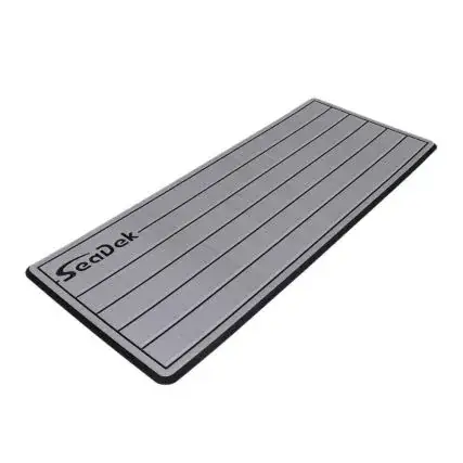 Save Now Seadek 16" X 39" 20mm Dual Density Large Teak Helm Pad W/Seadek Logo - Brushed Texture - Storm Gray/Black (406.4mm X 990.6mm X 20mm)