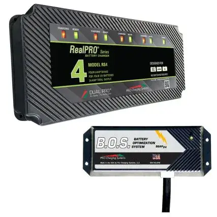 Secure Checkout Dual Pro Rs4 4 Bank Battery Charger W/2 Bank B.O.S.