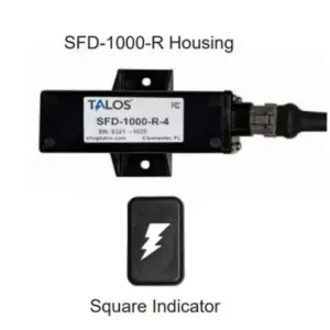 Certified Talos Sfd1000r Black Rectangular Lightning Detector With 10ft Cable
